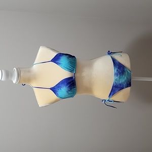 Tye dyed bikini teal & purple Sz S (5-7)
